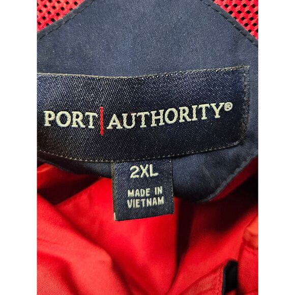 Port Authority Navy Blue Spring Jacket  mens Size 2X - Picture 5 of 9